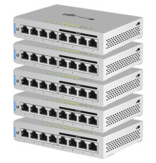 Коммутатор Ubiquiti UniFi Switch 8 60W 5-Pack US-8-60W-5
