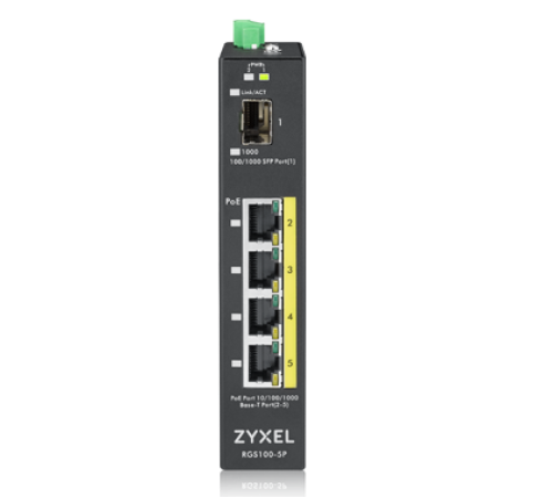 Коммутатор ZYXEL RGS100-5P-ZZ0101F