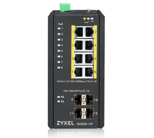 Коммутатор ZYXEL RGS200-12P-ZZ0101F