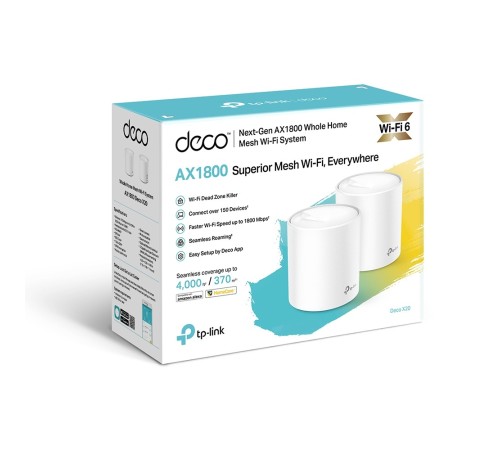 Комплект Mesh-роутеров TP-Link Deco X20 (2-pack) X20(2-PACK)