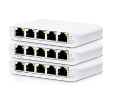 Комплект коммутаторов Ubiquiti 3-Pack USW-FLEX-3