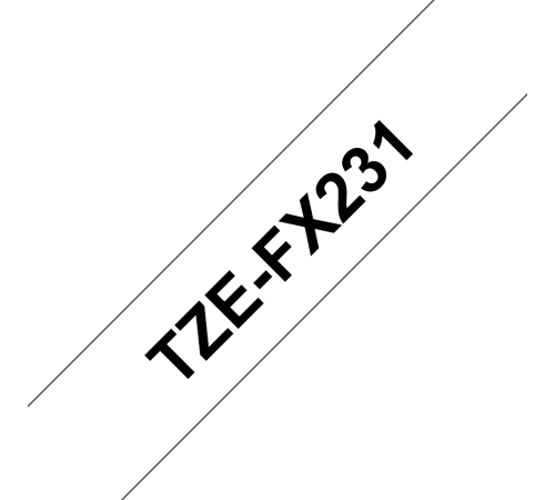 Ламинированная лента Brother TZe-FX231 TZEFX231