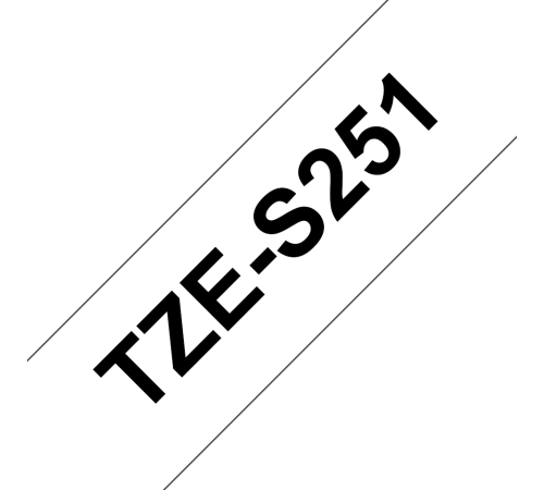 Ламинированная лента Brother TZe-S251 TZES251