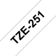 Ламинированная лента Brother TZe251