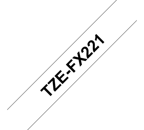 Лента Brother TZeFX221 TZe-FX221