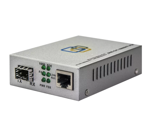 Медиаконвертер SNR SNR-CVT-1000SFP-POE