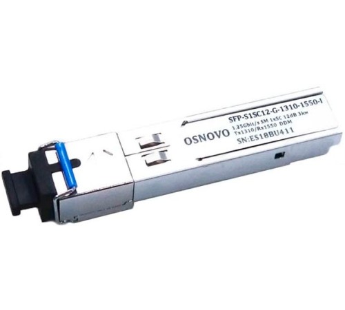 Модуль Osnovo SFP-S1SC12-G-1310-1550