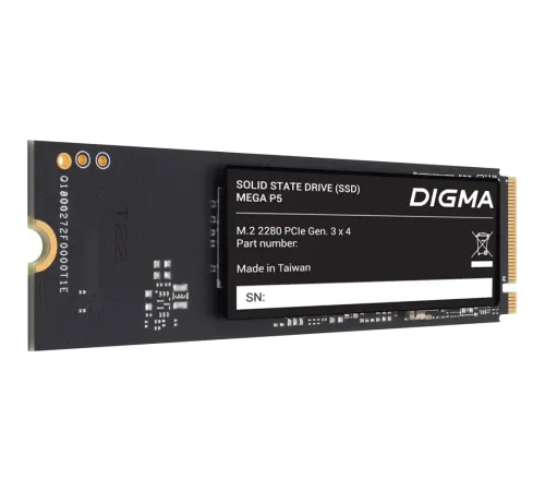 Накопитель SSD Digma PCIe 3.0 x4 256GB DGSM3256GP53T