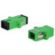 Оптический проходной адаптер Hyperline FA-P11Z-SC/SC-N/BK-GN