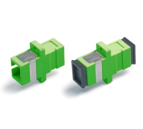 Оптический проходной адаптер Hyperline FA-P11Z-SC/SC-N/BK-GN