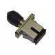 Оптический проходной адаптер Hyperline FA-S11Z-SC/ST-N/BK-SL