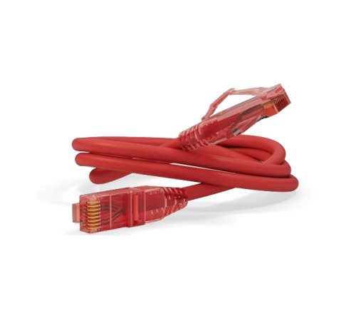 Патч-корд Hyperline PC-LPM-UTP-RJ45-RJ45-C5e-0.15M-LSZH-RD