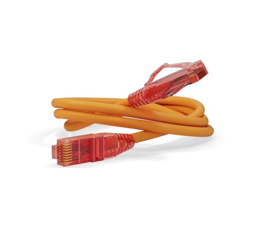 Патч-корд Hyperline PC-LPM-UTP-RJ45-RJ45-C5e-1M-LSZH-OR
