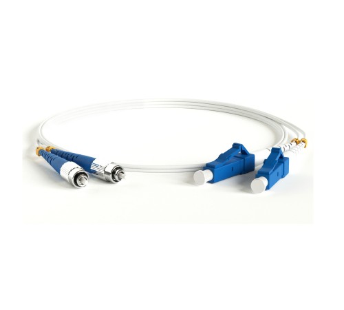 Патч-корд оптический Hyperline FC-D2-9A1-FC/UR-LC/UR-H-1M-LSZH-WH Патч-корд оптический Hyperline FC-D2-9A1-FC/UR-LC/UR-H-1M-LSZH-WH