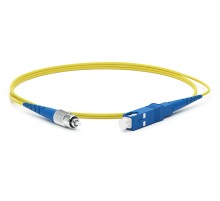 Патч-корд оптический Hyperline FC-S2-9-FC/UR-SC/UR-H-15M-LSZH-YL