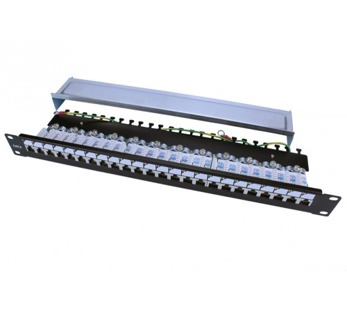 Патч-панель Hyperline PP3-19-24-8P8C-C6-SH-110D