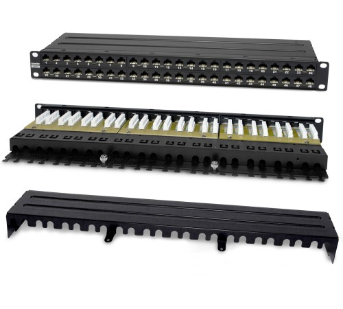 Патч-панель Hyperline PPHD-19-48-8P8C-C6A-110D