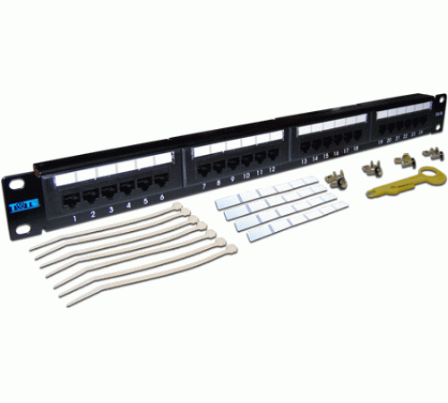 Патч-панель Lanmaster TWT-PP24UTP/6
