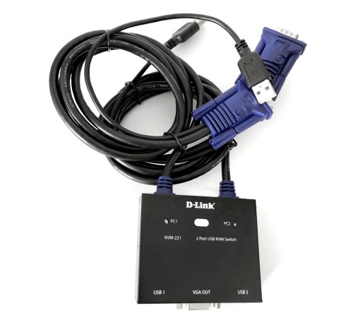 Переключатель KVM D-Link KVM-221 Переключатель KVM D-Link KVM-221