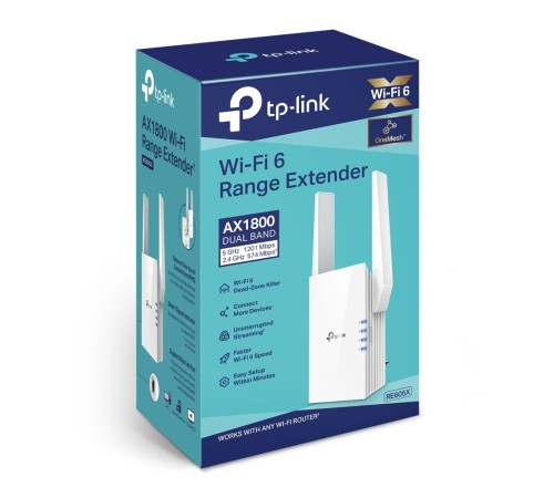Повторитель беспроводного сигнала TP-Link RE605X Повторитель беспроводного сигнала TP-Link RE605X