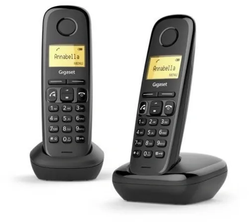 Радиотелефон Dect Gigaset A270 Duo Rus черный L36852-H2812-A601