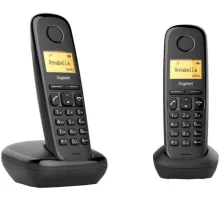 Радиотелефон Dect Gigaset A270 Duo Rus черный L36852-H2812-A601