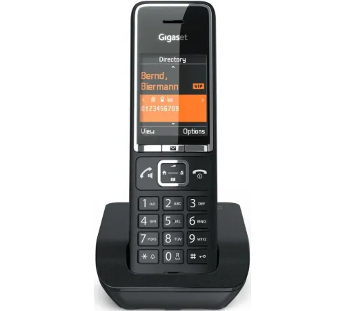 Радиотелефон DECT Gigaset Comfort 550 RUS черный S30852-H3001-R604