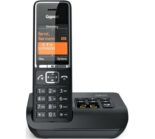 Радиотелефон DECT Gigaset Comfort 550A RUS черный S30852-H3021-S204