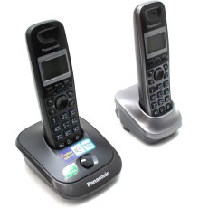 Радиотелефон Dect Panasonic KX-TG2512RU2 титан