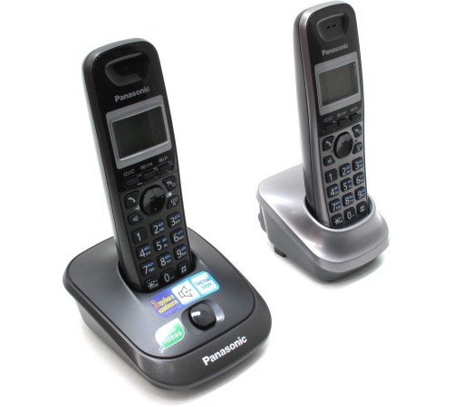 Радиотелефон Dect Panasonic KX-TG2512RU2 титан