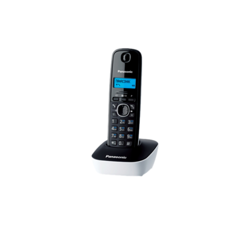 Радиотелефон Dect Panasonic KX-TG1611RUW белый-черный
