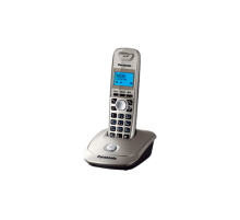 Радиотелефон Dect Panasonic KX-TG2511RUN платиновый-черный