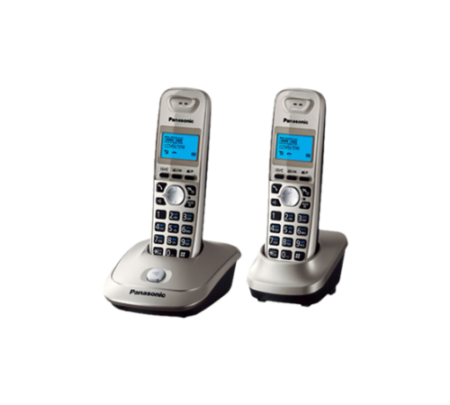 Радиотелефон Dect Panasonic KX-TG2512RU1 серый металлик