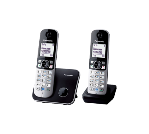 Радиотелефон Dect Panasonic KX-TG6812RUB черный