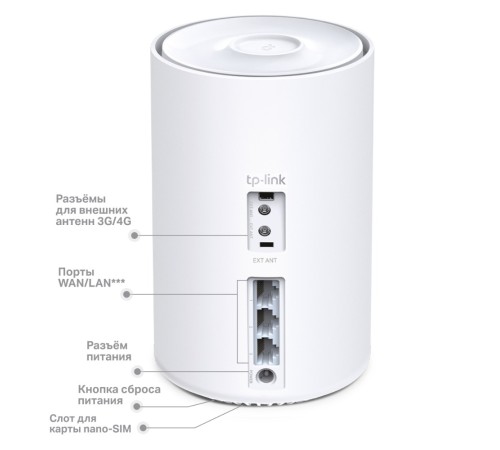 Роутер TP-Link Deco X20-4G (1-pack) X20-4G(1-PACK)