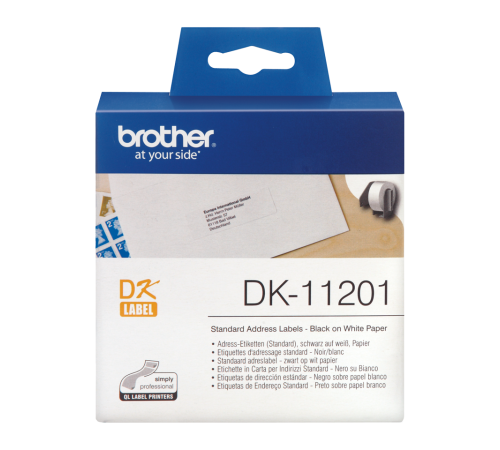 Бумажные этикетки Brother белые DK11201
