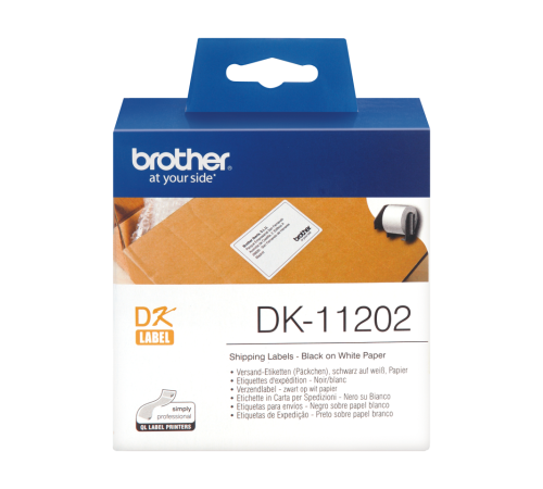 Бумажные этикетки Brother белые DK11202