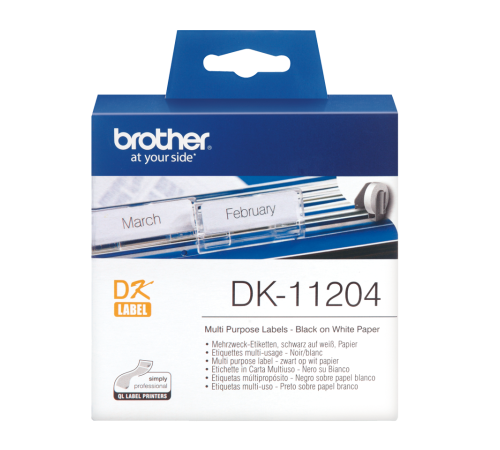 Бумажные этикетки Brother DK11204