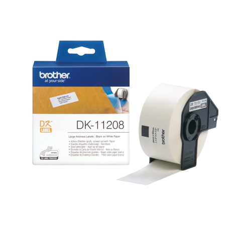 Бумажные этикетки Brother белые DK11208