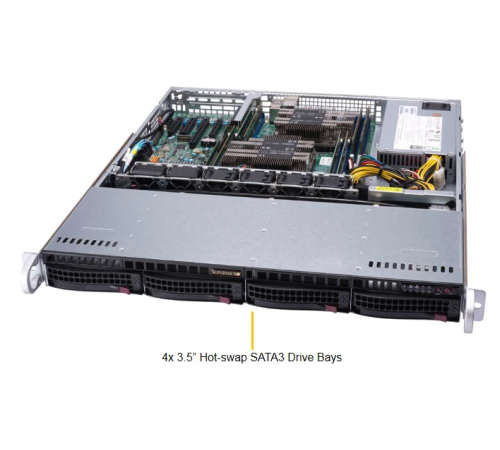 Серверная платформа SuperMicro SYS-6019P-MT Серверная платформа SuperMicro SYS-6019P-MT