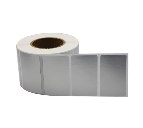 Синтетические этикетки Zebra Z-Ultimate 3000T Silver 76x76 880277-076D