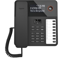Телефон проводной Gigaset DESK 600 черный S30350-H224-R101