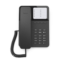 Телефон проводной Gigaset DESK400 черный S30054-H6538-S301