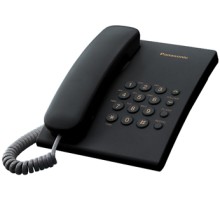 Телефон проводной Panasonic KX-TS2350RUB черный