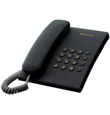 Телефон проводной Panasonic KX-TS2350RUB черный