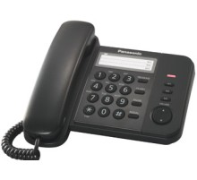 Телефон проводной Panasonic KX-TS2352RUB черный
