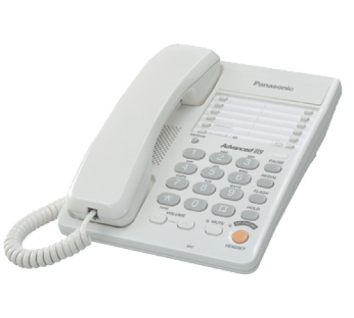 Телефон проводной Panasonic KX-TS2363RUW белый