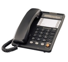 Телефон проводной Panasonic KX-TS2365RUB черный
