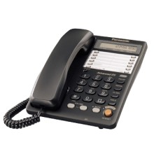 Телефон проводной Panasonic KX-TS2365RUB черный