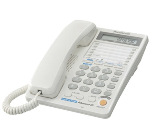 Телефон проводной Panasonic KX-TS2368RUW белый